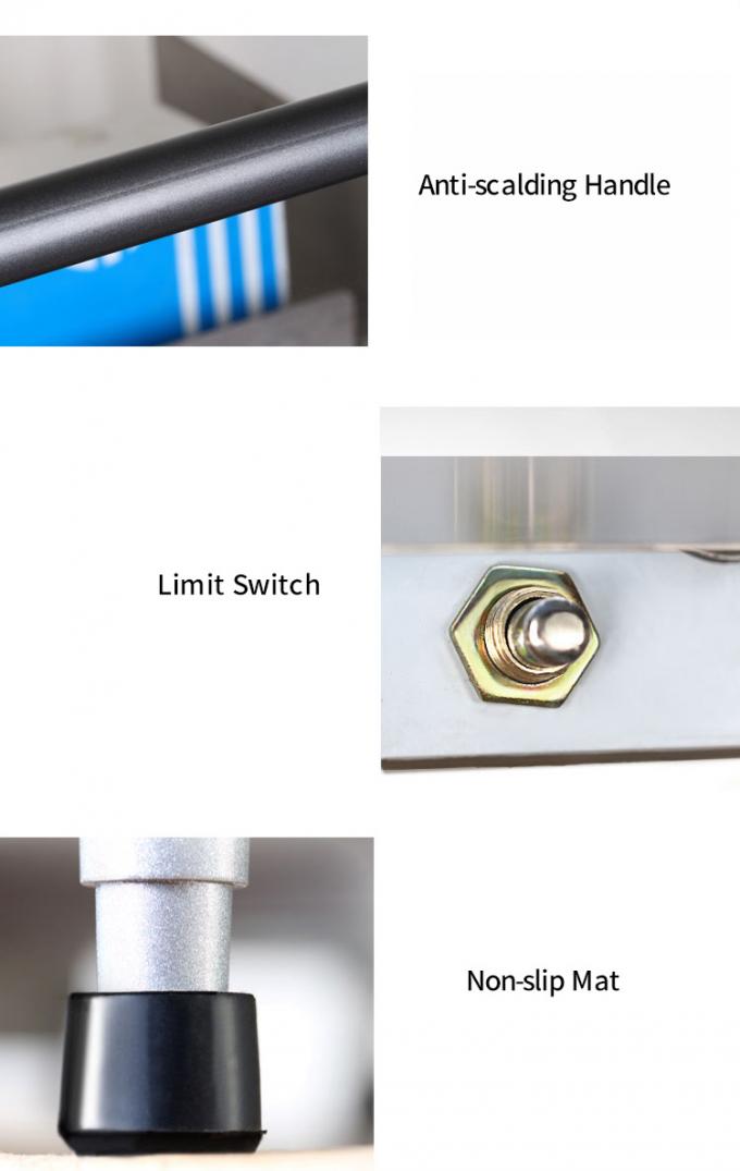 アルミ合金の基盤が付いている2.4kwハンバーガー パン トースターのパン屋のプロセス用機器