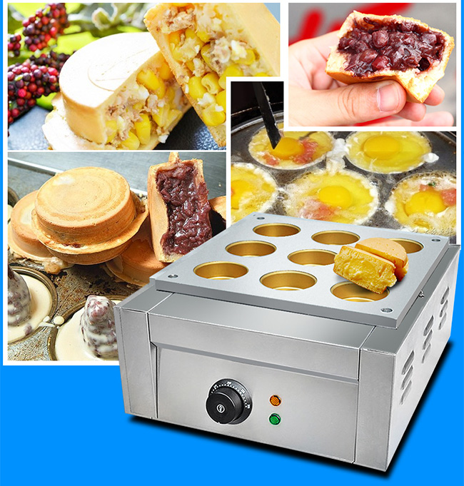 機械470*350*190mmを作る固体電気9つの穴の小豆のケーキ