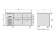 省エネ300L 285Wの食料調達の冷凍装置