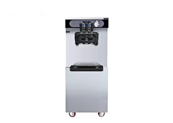 3 Flavors Stainless Steel Frozen Yogurt Machine / Vending Soft Ice Cream Machine