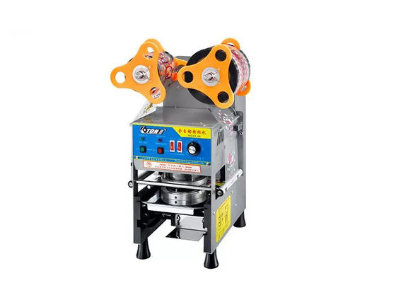 プラスチックびんのための0.36kw 24kgのコップのシーラー機械